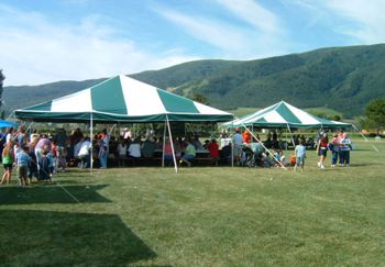 30' x 30' rectangle tent